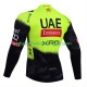 Equipe Pro Uae Team Emirates 2025 Fluo Herren Radtrikot (Langarm)