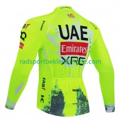 Equipe Pro Uae Team Emirates Xrg Tdf Editon Race Fluo 2025 Herren Radtrikot (Langarm)