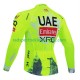 Equipe Pro Uae Team Emirates Xrg Tdf Editon Race Fluo 2025 Herren Radtrikot (Langarm)