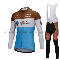 Radtrikot Langarm + Trägerhose Lange 2018 AG2R La Mondiale M001