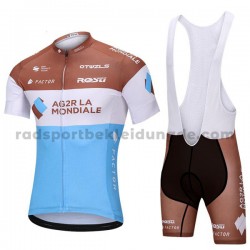 Fahrradtrikot +Trägershort 2018 AG2R La Mondiale M001