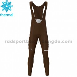 2020 AG2R La Mondiale Trägerhose Lange (Winter Thermal Fleece) M002
