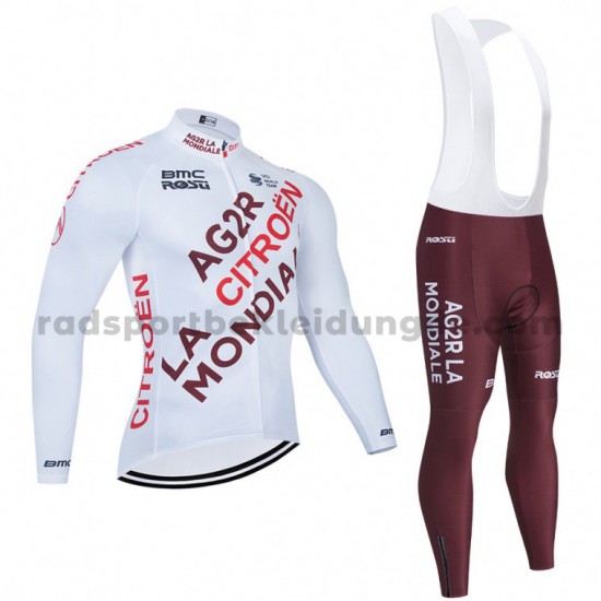 Radtrikot Langarm + Trägerhose Lange 2021 AG2R Citroen Team M001