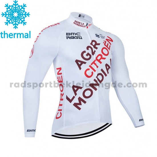 2021 AG2R Citroen Team Radtrikot (Winter Thermal Fleece) M001