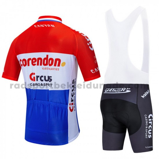 Fahrradtrikot +Trägershort 2019 Corendon–Circus M001