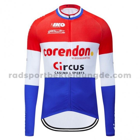 2019 Corendon–Circus Radtrikot (langarm) M002