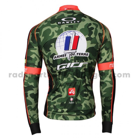 Radtrikot Langarm + Trägerhose Lange 2017 Armee De Terre M001