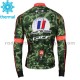 Radtrikot Langarm + Trägerhose Lange 2017 Armee De Terre Winter Thermal Fleece M001
