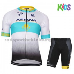 Fahrradtrikot + Radhose 2017 Astana Pro Team Kinder M002