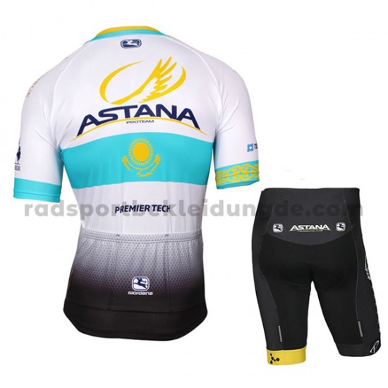 Fahrradtrikot + Radhose 2017 Astana Pro Team Kinder M002