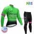 Radtrikot Langarm + Radhose Lange 2017 Astana Pro Team Kinder Winter Thermal Fleece M002