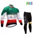 Radtrikot Langarm + Radhose Lange 2017 Astana Pro Team Kinder M004