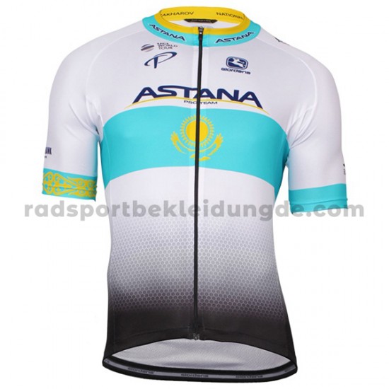 Fahrradtrikot +Trägershort 2017 Astana Pro Team M002