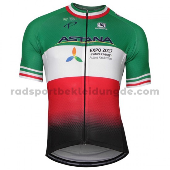 Fahrradtrikot +Trägershort 2017 Astana Pro Team M005
