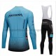 Radtrikot Langarm + Trägerhose Lange 2018 Astana Pro Team M001