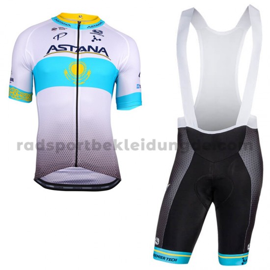 Fahrradtrikot +Trägershort 2018 Astana Pro Team M002