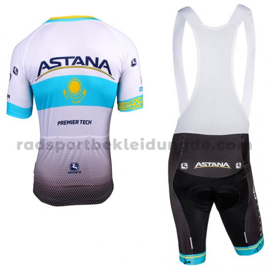 Fahrradtrikot +Trägershort 2018 Astana Pro Team M002