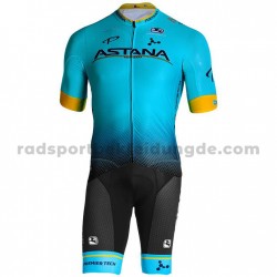 Fahrradtrikot +Trägershort 2019 Astana Pro Team M001