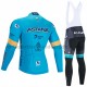 Radtrikot Langarm + Trägerhose Lange 2020 Astana Pro Team M001