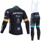 Radtrikot Langarm + Trägerhose Lange 2020 Astana Pro Team M002