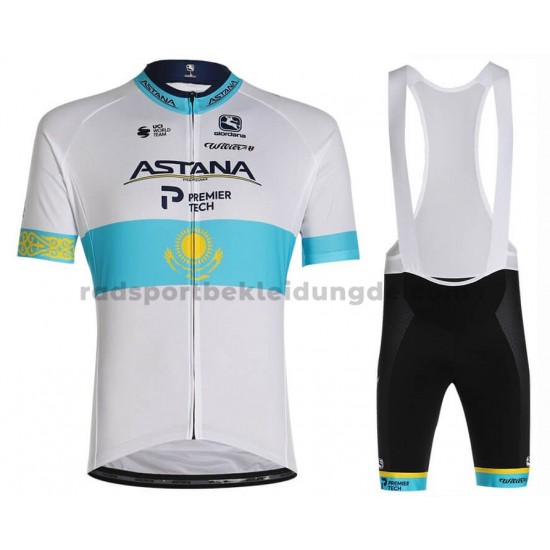 Fahrradtrikot +Trägershort 2020 Astana Pro Team M003