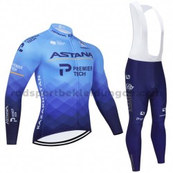 Radtrikot Langarm + Trägerhose Lange 2021 Astana–Premier Tech M001