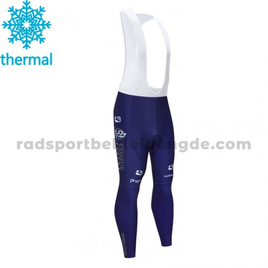 2021 Astana–Premier Tech Trägerhose Lange (Winter Thermal Fleece) M001