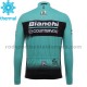 Radtrikot Langarm + Trägerhose Lange 2017 Bianchi Countervail Winter Thermal Fleece M001