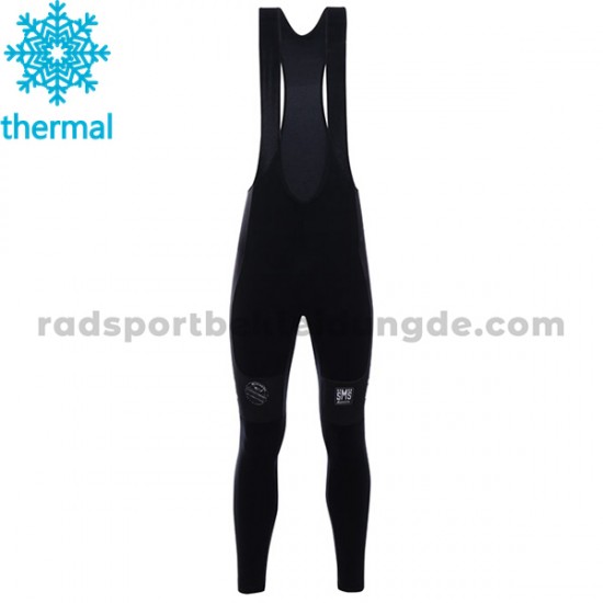 Radtrikot Langarm + Trägerhose Lange 2017 Bianchi Countervail Winter Thermal Fleece M001