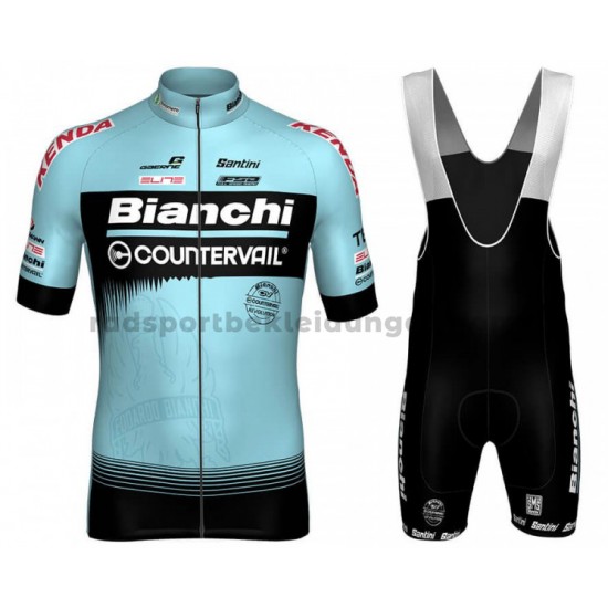 Fahrradtrikot +Trägershort 2018 Bianchi Countervail M001