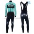 Radtrikot Langarm + Trägerhose Lange 2018 Bianchi Countervail Winter Thermal Fleece M001