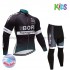 Radtrikot Langarm + Radhose Lange 2017 Bora-Hansgrohe Kinder Winter Thermal Fleece M001