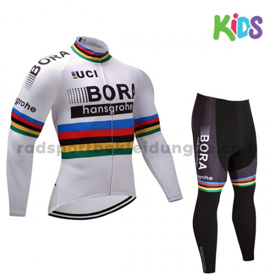 Radtrikot Langarm + Radhose Lange 2017 Bora-Hansgrohe Kinder M002