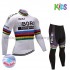 Radtrikot Langarm + Radhose Lange 2017 Bora-Hansgrohe Kinder Winter Thermal Fleece M002