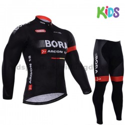 Radtrikot Langarm + Radhose Lange 2017 Bora-Hansgrohe Kinder M003