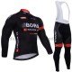 Radtrikot Langarm + Trägerhose Lange 2017 Bora-Hansgrohe M003