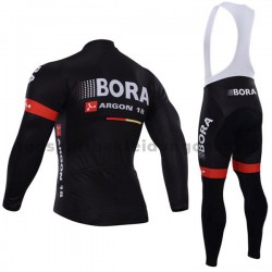 Radtrikot Langarm + Trägerhose Lange 2017 Bora-Hansgrohe M003