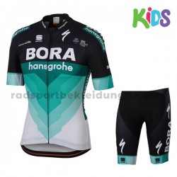 Fahrradtrikot + Radhose 2018 Bora Hansgrohe Kinder M001