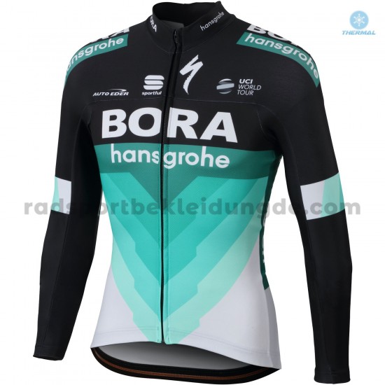 2018 Bora Hansgrohe Radtrikot (Winter Thermal Fleece) M001