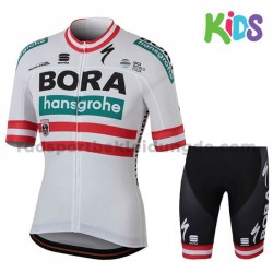 Fahrradtrikot + Radhose 2018 Bora-Hansgrohe Kinder M002
