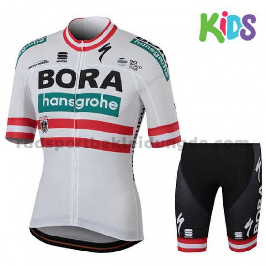 Fahrradtrikot + Radhose 2018 Bora-Hansgrohe Kinder M002