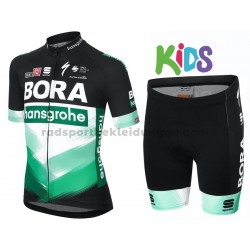 Fahrradtrikot + Radhose 2020 Bora-Hansgrohe Kinder M001