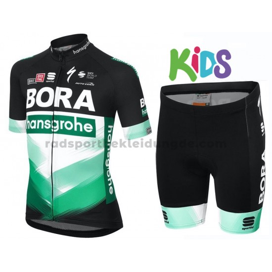 Fahrradtrikot + Radhose 2020 Bora-Hansgrohe Kinder M001