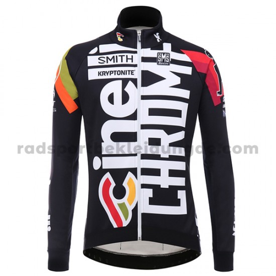 Radtrikot Langarm + Trägerhose Lange 2017 Cinelli Chrome M001