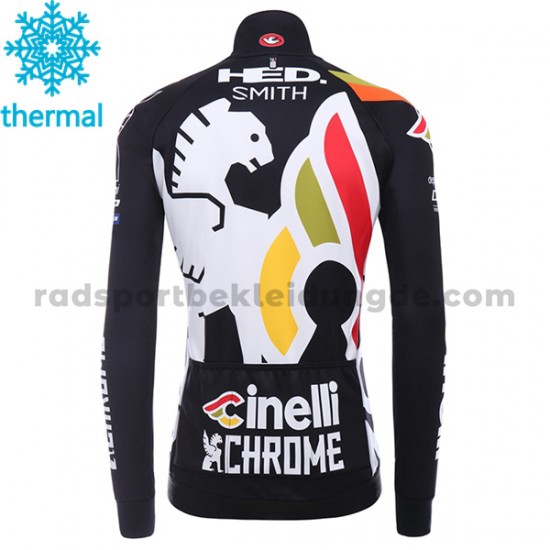 Radtrikot Langarm + Trägerhose Lange 2017 Cinelli Chrome Winter Thermal Fleece M001
