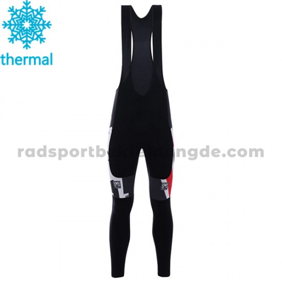 Radtrikot Langarm + Trägerhose Lange 2017 Cinelli Chrome Winter Thermal Fleece M001