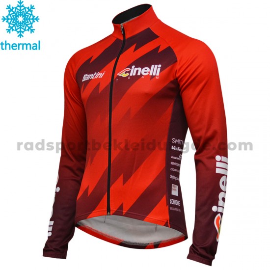 2018 Cinelli Chrome Radtrikot (Winter Thermal Fleece) M001