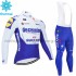 Radtrikot Langarm + Trägerhose Lange 2020 Deceuninck–Quick-Step Winter Thermal Fleece M001