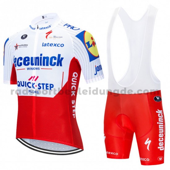 Fahrradtrikot +Trägershort 2020 Deceuninck–Quick-Step M003