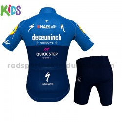 Fahrradtrikot + Radhose 2021 Deceuninck–Quick-Step Kinder M001